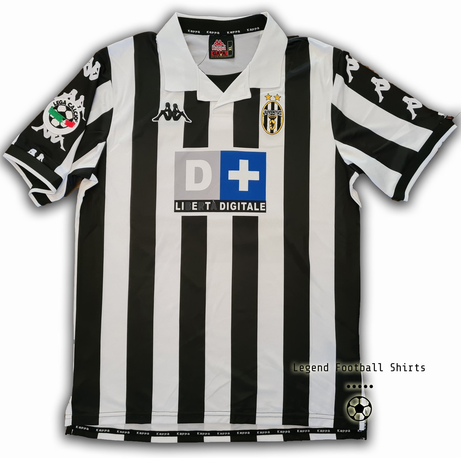 ユベントス1999/00ジダンホームサッカーユニフォームkappaユーベ Juventus 1999 2000 shirt ZIDANE | Legend Football Shirts